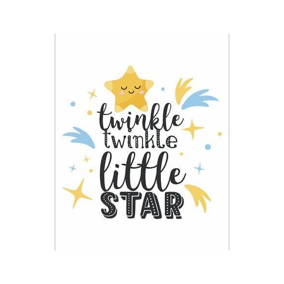 Poster Decorativo Estrela Céu Lua 84442