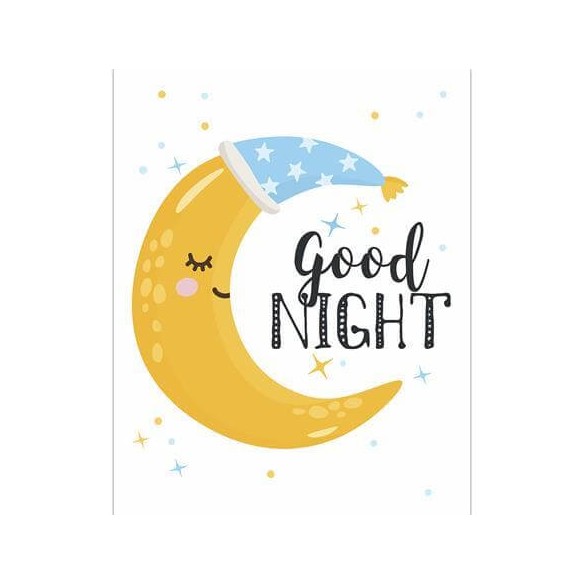 Poster Decorativo Estrela Céu Lua 84445
