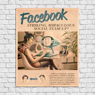 Poster decorativo Facebook...