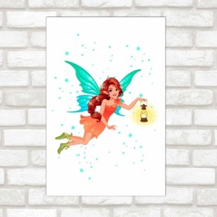 Poster Decorativo Fada Com...