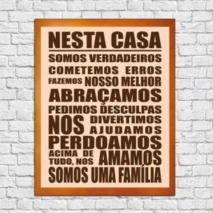 Poster decorativo Família 2132
