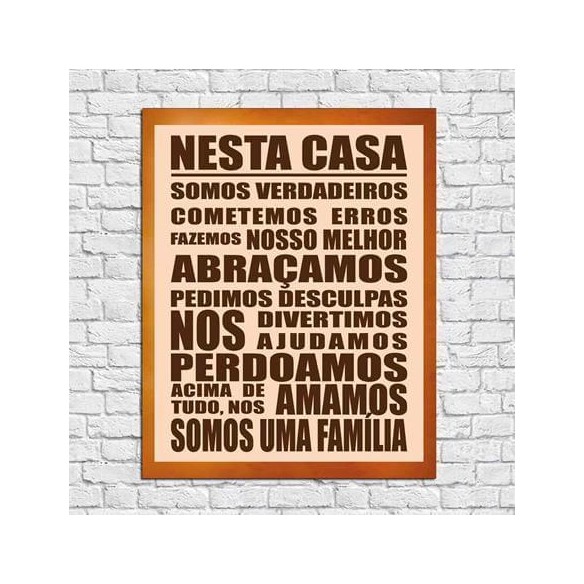 Poster decorativo Família 2132