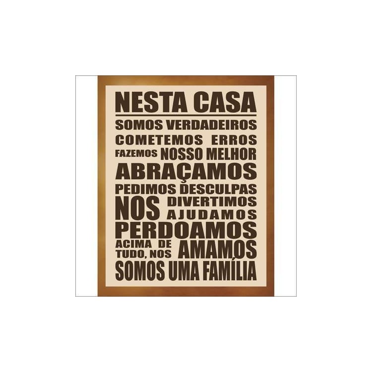 Poster decorativo Família 2132