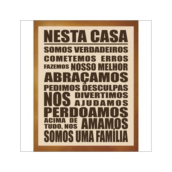 Poster decorativo Família 2132