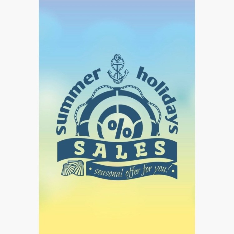 Poster Decorativo Férias Summer Holidays N012167