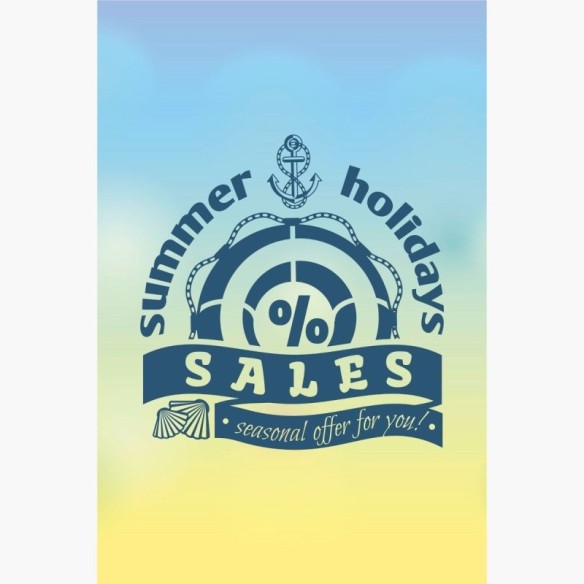 Poster Decorativo Férias Summer Holidays N012167