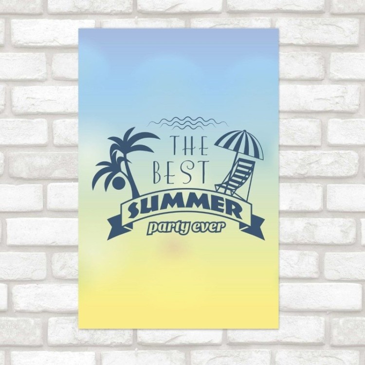 Poster Decorativo Férias The Best Summer N012164