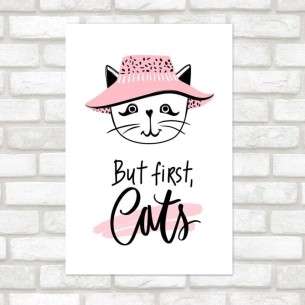 Poster Decorativo First...
