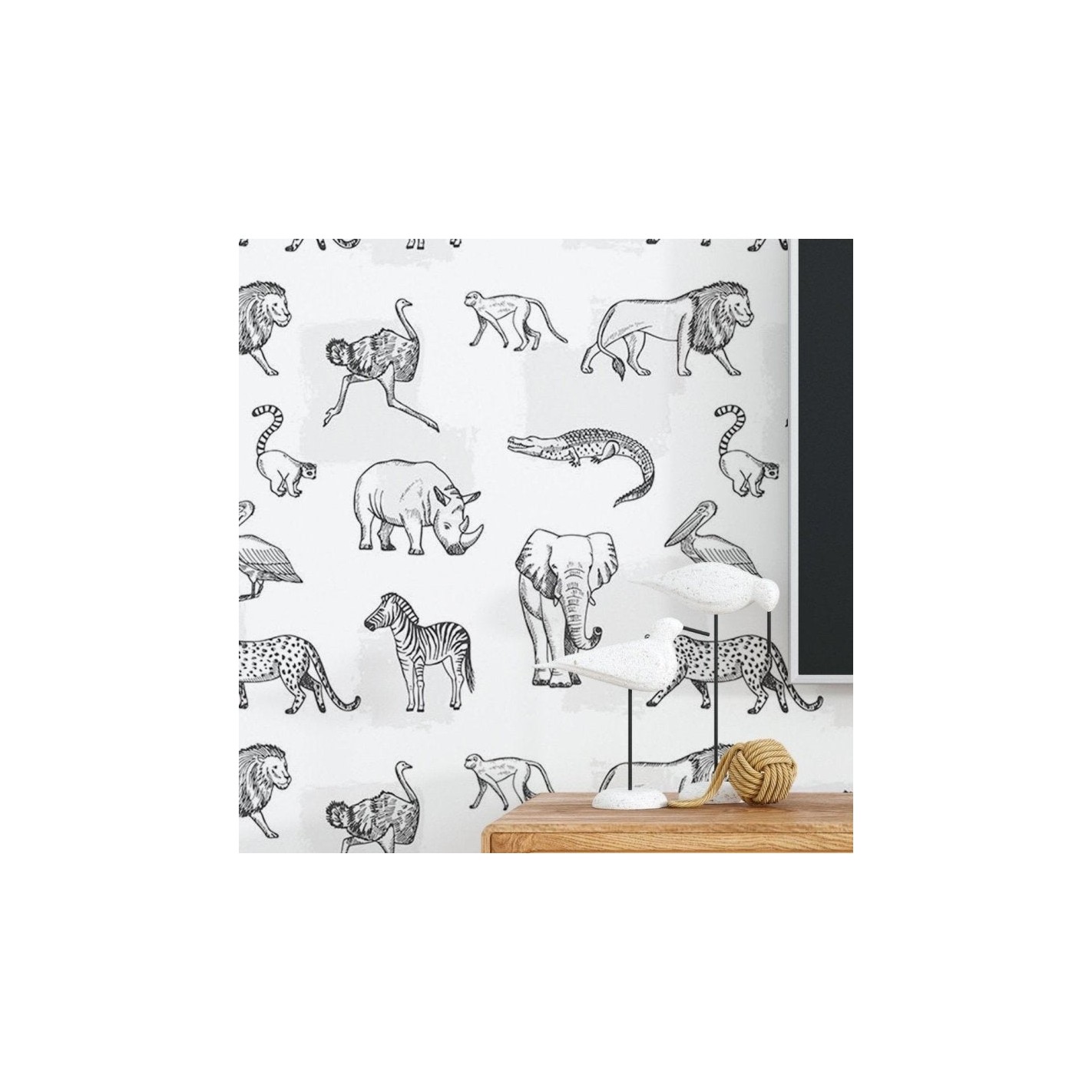 Adesivo para Colorir Animais - TACOLADO PAPEL DE PAREDE - Adesivo  Decorativo - Magazine Luiza