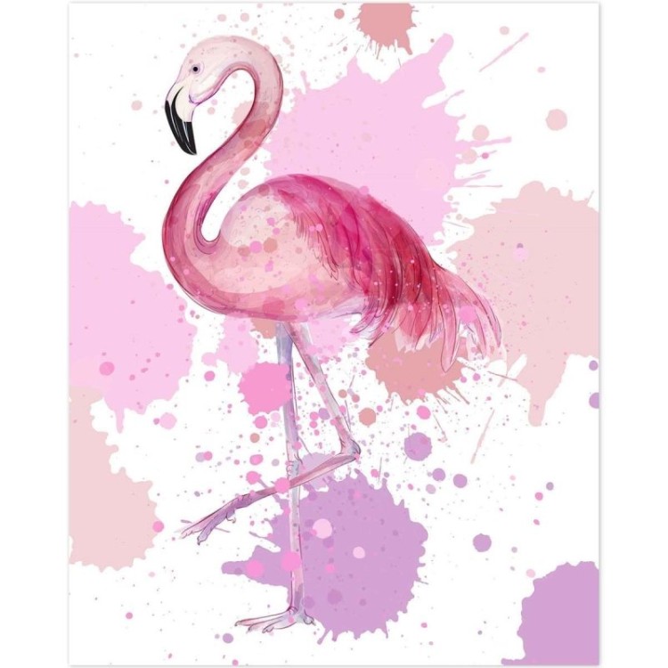 Poster Decorativo Flamingo artístico PA013