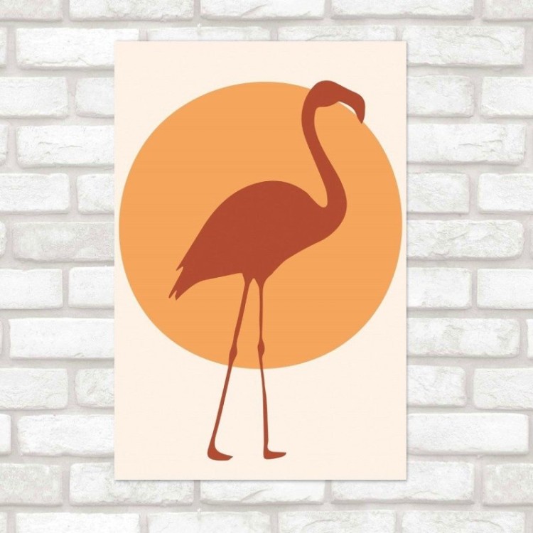 Poster Decorativo Flamingo N015253