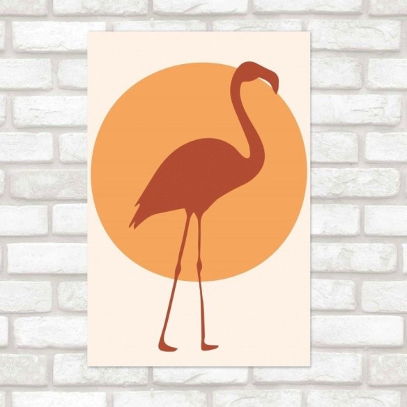 Poster Decorativo Flamingo N015253