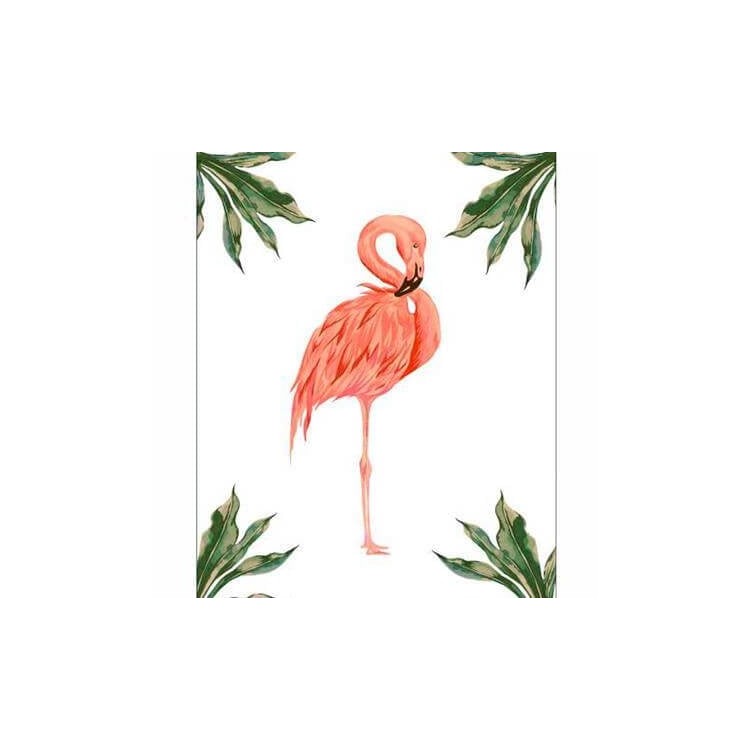 Poster Decorativo Flamingo Tropical  68540