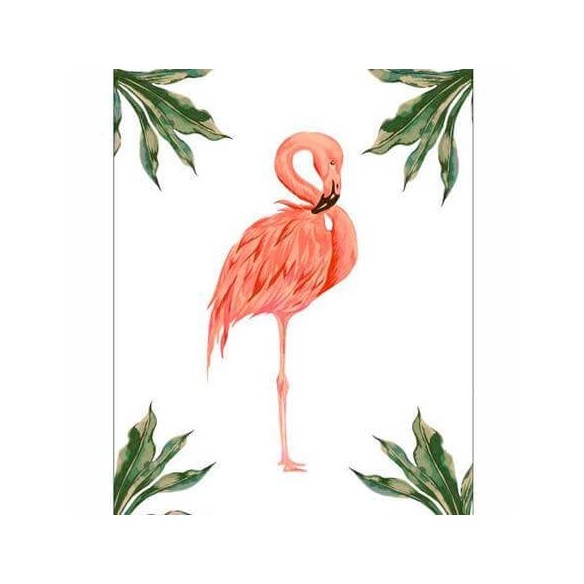 Poster Decorativo Flamingo Tropical  68540