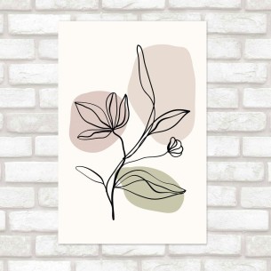 Poster Decorativo Floral...