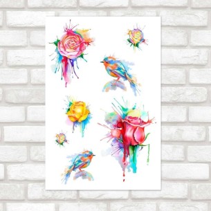 Poster Decorativo Floral...