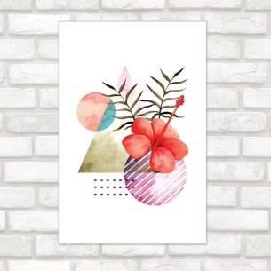 Poster Decorativo Floral...
