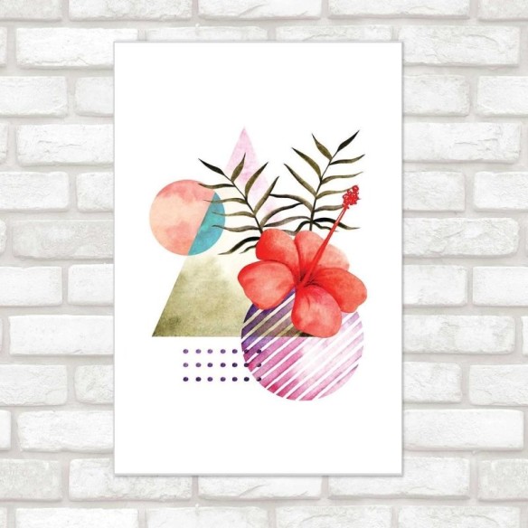 Poster Decorativo Floral N010214
