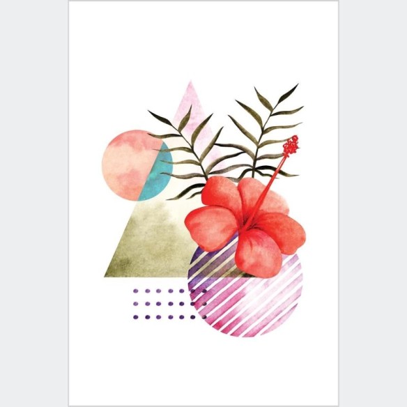 Poster Decorativo Floral N010214