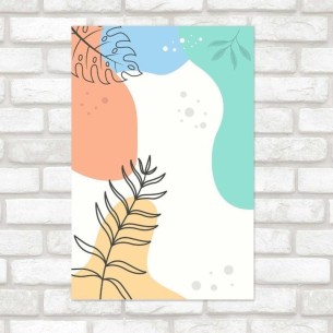 Poster Decorativo Folhas...