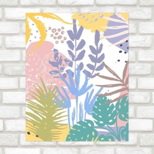 Poster Decorativo folhas...