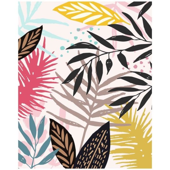 Poster Decorativo folhas PA0107