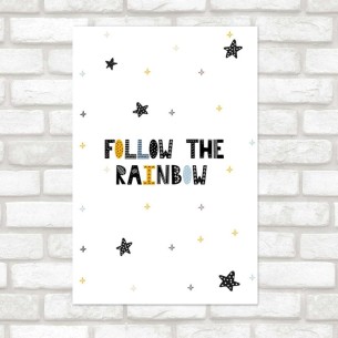 Poster Decorativo Follow...