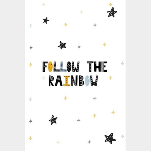 Poster Decorativo Follow The Rainbow N08099