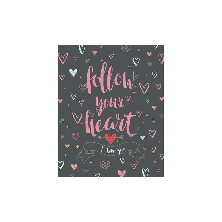 Poster Decorativo Follow your heart 62541
