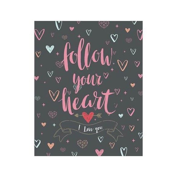 Poster Decorativo Follow your heart 62541