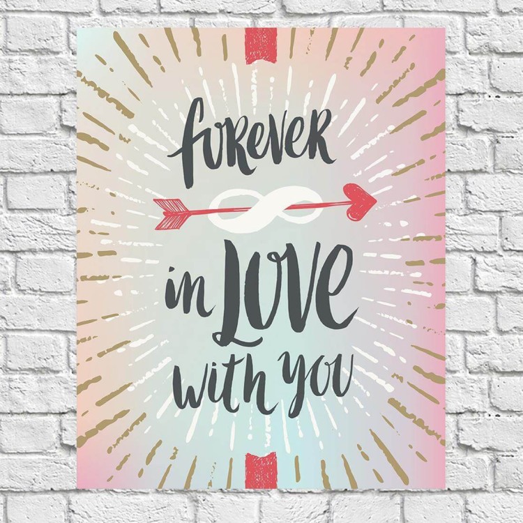 Poster Decorativo Forever in Love With You  Româtico 24593