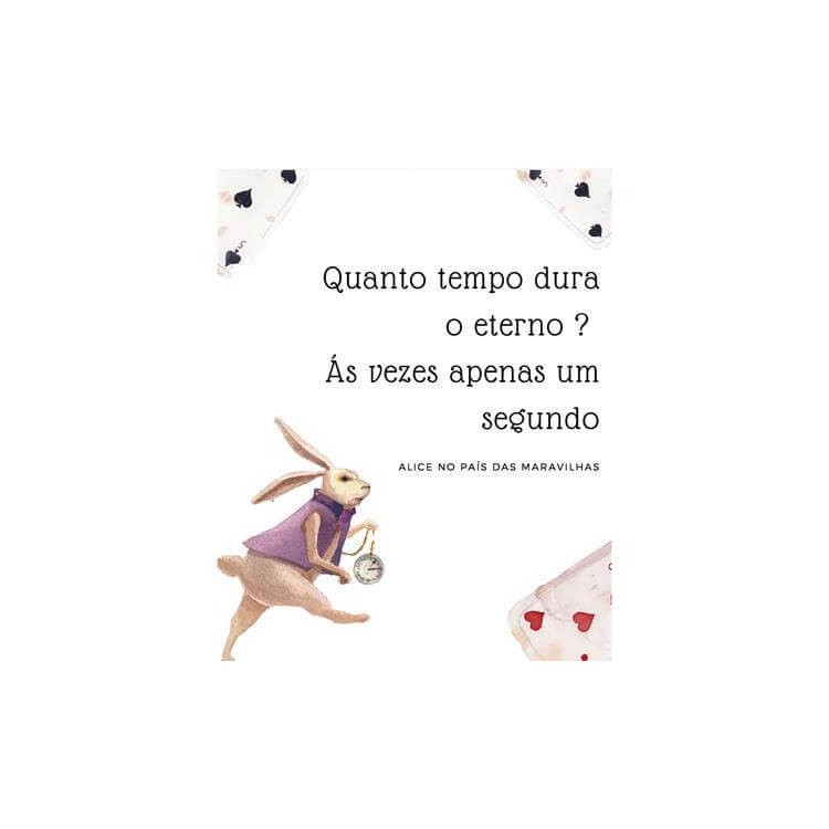 Poster Decorativo Frase Alice 29090