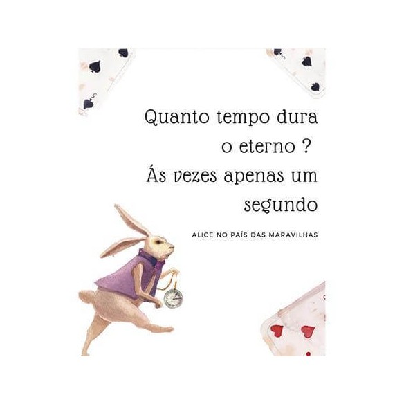 Poster Decorativo Frase Alice 29090