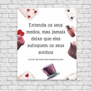 Poster Decorativo Frase...