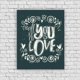 Poster Decorativo Frase...