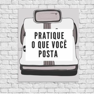 Poster Decorativo Frase...