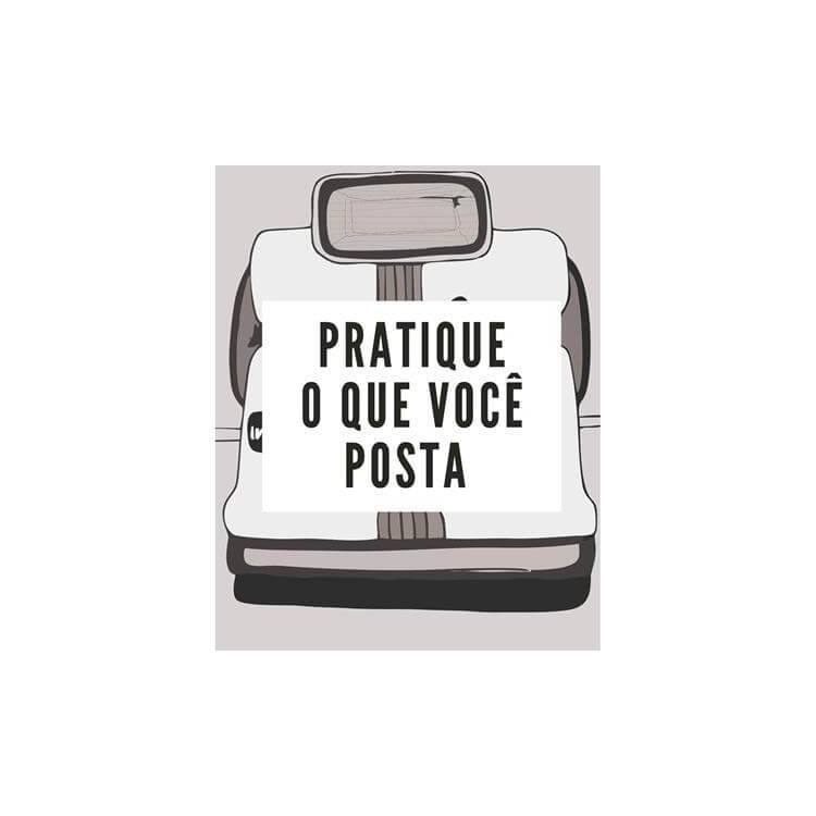Poster Decorativo Frase Rede Social 16070