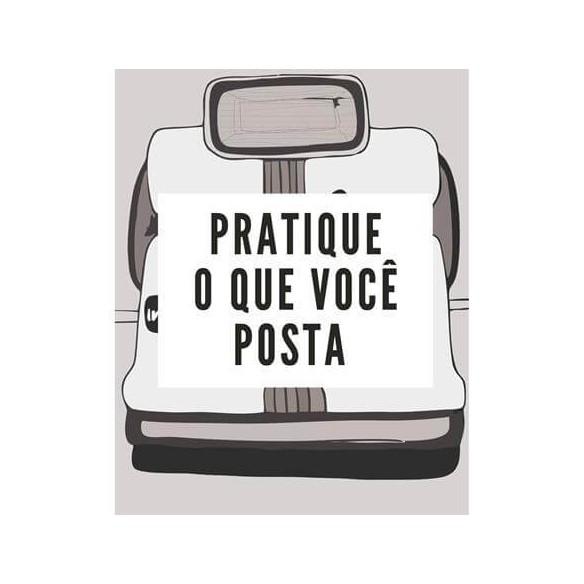 Poster Decorativo Frase Rede Social 16070