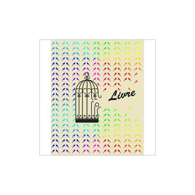 Poster Decorativo Gaiola Livre 14112014