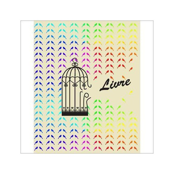 Poster Decorativo Gaiola Livre 14112014