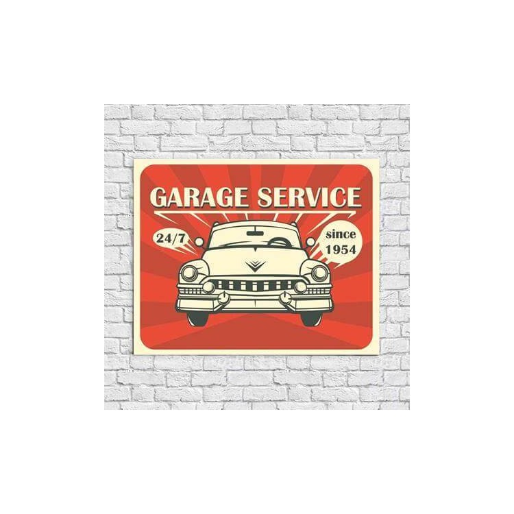 Poster Decorativo Garage Service 011011