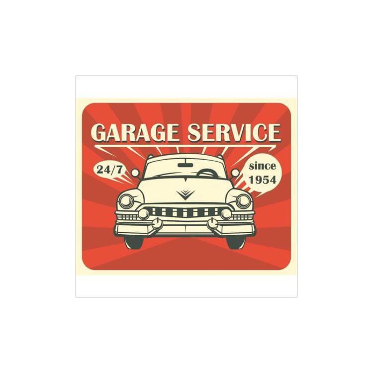 Poster Decorativo Garage Service 011011