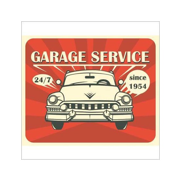 Poster Decorativo Garage Service 011011