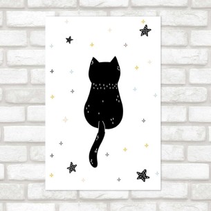 Poster Decorativo Gato...