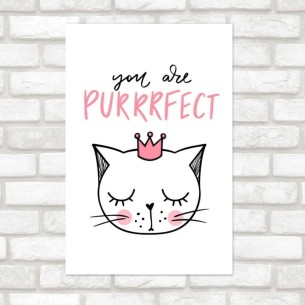 Poster Decorativo Gato You...
