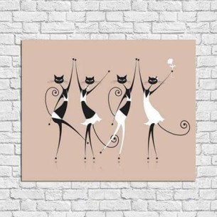 Poster Decorativo Gatos 006