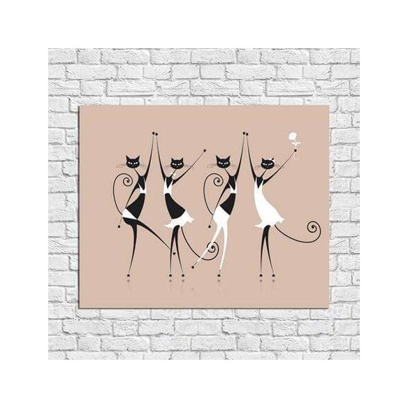 Poster Decorativo Gatos 006