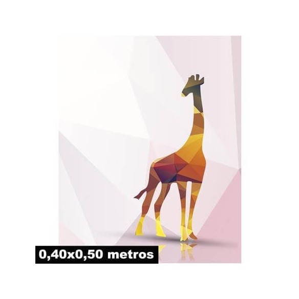 Poster Decorativo Girafa Safári 1820