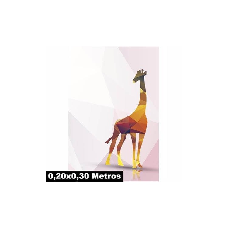 Poster Decorativo Girafa Safári 1820