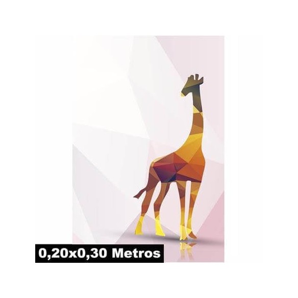 Poster Decorativo Girafa Safári 1820
